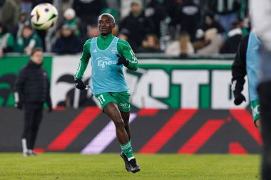 Capita Osvaldo Pedro Capemba, PKO BP Ekstraklasa maçında Radomiak Radom ve Legia Warszawa takımları arasında Stadion Miejski im 'de görüldü. Braci Czachorow (Maciej Rogowski)