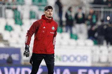 PKO BP Ekstraklasa maçında Radomiak Radom ve Legia Warszawa takımları arasında Stadion Miejski im 'de görülen Vladan Kovaceviç. Braci Czachorow (Maciej Rogowski)