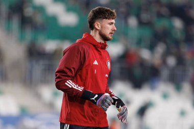 Kacper Tobiasz, PKO BP Ekstraklasa maçında Radomiak Radom ve Legia Warszawa takımları arasında Stadion Miejski im 'de görüldü. Braci Czachorow (Maciej Rogowski)