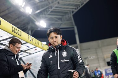 Ryoya Morishita seen during PKO BP Ekstraklasa game between teams of Radomiak Radom and Legia Warszawa at Stadion Miejski im. Braci Czachorow (Maciej Rogowski) clipart