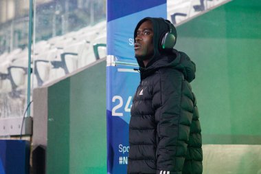 Capita Osvaldo Pedro Capemba, PKO BP Ekstraklasa maçında Radomiak Radom ve Legia Warszawa takımları arasında Stadion Miejski im 'de görüldü. Braci Czachorow (Maciej Rogowski)