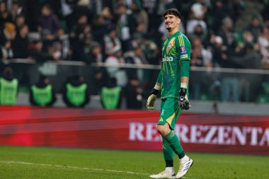 Vladan Kovaceviç, Puchar Polski maçında Stadion Miejski Legii Warszawa 'da Legia Warszawa ve Jagiellonia Bialystok takımları arasında görüldü. Jozefa Pilsudskiego (Maciej Rogowski)