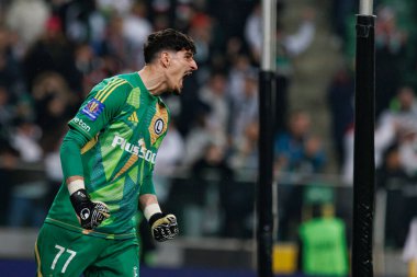Vladan Kovaceviç, Puchar Polski maçında Stadion Miejski Legii Warszawa 'da Legia Warszawa ve Jagiellonia Bialystok takımları arasında görüldü. Jozefa Pilsudskiego (Maciej Rogowski)