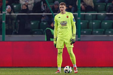 Slawomir Abramowicz, Puchar Polski maçında Stadion Miejski Legii Warszawa 'da Legia Warszawa ve Jagiellonia Bialystok takımları arasında görüldü. Jozefa Pilsudskiego (Maciej Rogowski)