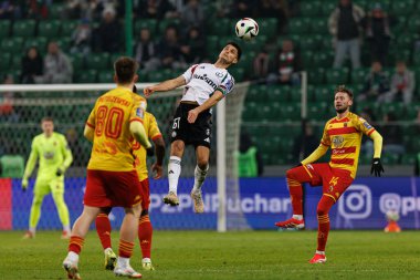 Bartosz Kapustka, Puchar Polski maçında Stadyum Miejski Legii Warszawa 'da Legia Warszawa ve Jagiellonia Bialystok takımları arasında görüldü. Jozefa Pilsudskiego (Maciej Rogowski)