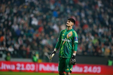 Vladan Kovaceviç, Puchar Polski maçında Stadion Miejski Legii Warszawa 'da Legia Warszawa ve Jagiellonia Bialystok takımları arasında görüldü. Jozefa Pilsudskiego (Maciej Rogowski)