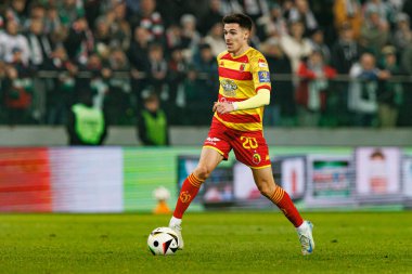 Miguel Miki Villar, Puchar Polski maçında Stadyum Miejski Legii Warszawa 'da Legia Warszawa ve Jagiellonia Bialystok takımları arasında görüldü. Jozefa Pilsudskiego (Maciej Rogowski)