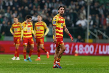 Darko Churlinov, Puchar Polski maçında Stadion Miejski Legii Warszawa 'da Legia Warszawa ve Jagiellonia Bialystok takımları arasında görüldü. Jozefa Pilsudskiego (Maciej Rogowski)