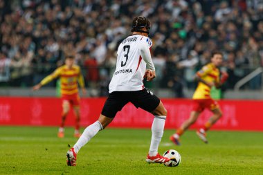 Steven Kapuadi, Puchar Polski maçında Stadyum Miejski Legii Warszawa 'da Legia Warszawa ve Jagiellonia Bialystok takımları arasında görüldü. Jozefa Pilsudskiego (Maciej Rogowski)