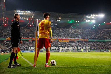 Puchar Polski maçı sırasında Stadion Miejski Legii Warszawa 'da Legia Warszawa ve Jagiellonia Bialystok takımları arasında Cezary Polak görüldü. Jozefa Pilsudskiego (Maciej Rogowski)