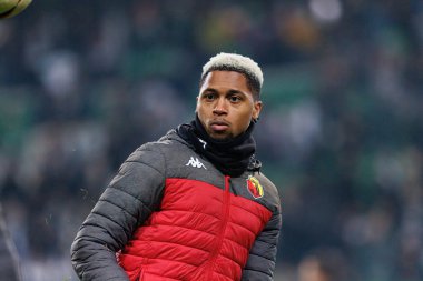 Edi Semedo, Puchar Polski maçında Stadion Miejski Legii Warszawa 'da Legia Warszawa ve Jagiellonia Bialystok takımları arasında görüldü. Jozefa Pilsudskiego (Maciej Rogowski)