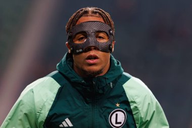 Steven Kapuadi, Puchar Polski maçında Stadyum Miejski Legii Warszawa 'da Legia Warszawa ve Jagiellonia Bialystok takımları arasında görüldü. Jozefa Pilsudskiego (Maciej Rogowski)