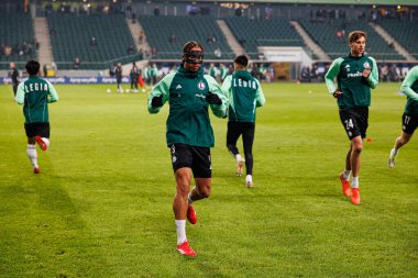 Steven Kapuadi, Puchar Polski maçında Stadyum Miejski Legii Warszawa 'da Legia Warszawa ve Jagiellonia Bialystok takımları arasında görüldü. Jozefa Pilsudskiego (Maciej Rogowski)