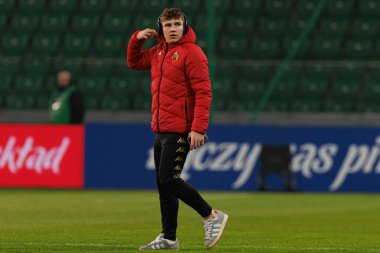 Oskar Pietuszewski, Puchar Polski maçında Stadion Miejski Legii Warszawa 'da Legia Warszawa ve Jagiellonia Bialystok takımları arasında görüldü. Jozefa Pilsudskiego (Maciej Rogowski)