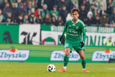 Francisco Ramos, PKO BP Ekstraklasa maçında Radomiak Radom ve Widzew Lodz takımları arasında Stadion Miejski im 'de görüldü. Braci Czachorow (Maciej Rogowski)