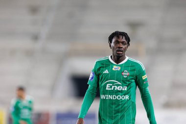 Abdoul Tapsoba, PKO BP Ekstraklasa maçında Radomiak Radom ve Widzew Lodz takımları arasında Stadion Miejski im 'de görüldü. Braci Czachorow (Maciej Rogowski)