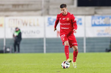 Jakub Sypek, PKO BP Ekstraklasa maçında Radomiak Radom ve Widzew Lodz takımları arasında Stadion Miejski im 'de görüldü. Braci Czachorow (Maciej Rogowski)