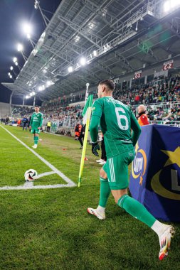 Bruno Jordao, PKO BP Ekstraklasa maçında Radomiak Radom ve Widzew Lodz takımları arasında Stadion Miejski im 'de görüldü. Braci Czachorow (Maciej Rogowski)