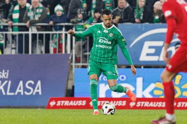 Saad Agouzoul, PKO BP Ekstraklasa maçında Radomiak Radom ve Widzew Lodz takımları arasında Stadion Miejski im 'de görüldü. Braci Czachorow (Maciej Rogowski)