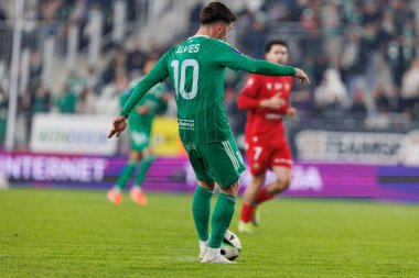 Roberto Alves, PKO BP Ekstraklasa maçında Radomiak Radom ve Widzew Lodz takımları arasında Stadion Miejski im 'de görüldü. Braci Czachorow (Maciej Rogowski)