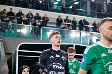 Maciej Kikolski, PKO BP Ekstraklasa maçında Radomiak Radom ve Widzew Lodz takımları arasında Stadion Miejski im 'de görüldü. Braci Czachorow (Maciej Rogowski)