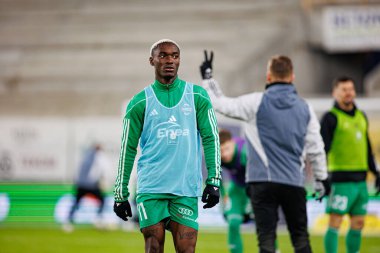 Capita Capemba, PKO BP Ekstraklasa maçında Radomiak Radom ve Widzew Lodz takımları arasında Stadion Miejski im 'de görüldü. Braci Czachorow (Maciej Rogowski)