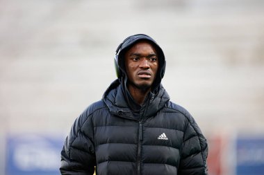 Capita Capemba, PKO BP Ekstraklasa maçında Radomiak Radom ve Widzew Lodz takımları arasında Stadion Miejski im 'de görüldü. Braci Czachorow (Maciej Rogowski)