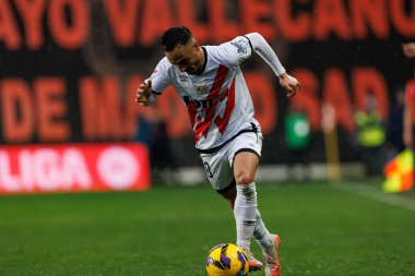 Alvaro Garcia, Estadio de Vallecas 'ta Rayo Vallecano ve Sevilla FC takımları arasında oynanan EA SPORTS maçı sırasında görüldü (Maciej Rogowski)