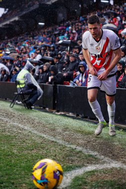 Gerard Gumbau, Estadio de Vallecas 'ta Rayo Vallecano ve Sevilla FC takımları arasında oynanan LaLiga EA SPORTS maçı sırasında görüldü (Maciej Rogowski)