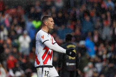 Sergi Guardiola, Estadio de Vallecas 'ta Rayo Vallecano ve Sevilla FC takımları arasında oynanan LaLiga EA SPORTS maçı sırasında görüldü (Maciej Rogowski)