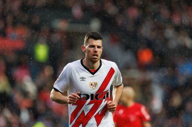 Gerard Gumbau, Estadio de Vallecas 'ta Rayo Vallecano ve Sevilla FC takımları arasında oynanan LaLiga EA SPORTS maçı sırasında görüldü (Maciej Rogowski)