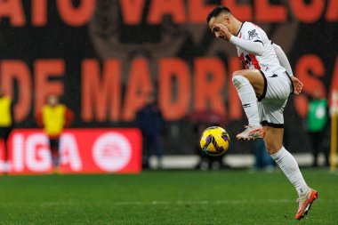 Alvaro Garcia, Estadio de Vallecas 'ta Rayo Vallecano ve Sevilla FC takımları arasında oynanan EA SPORTS maçı sırasında görüldü (Maciej Rogowski)