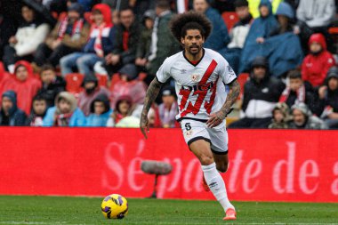 Aridane Hernandez, Estadio de Vallecas (Maciej Rogowski) takımları arasında LaLiga EA SPORTS maçında Rayo Vallecano ve Sevilla FC arasında görüldü.)