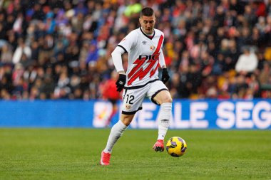 Sergi Guardiola, Estadio de Vallecas 'ta Rayo Vallecano ve Sevilla FC takımları arasında oynanan LaLiga EA SPORTS maçı sırasında görüldü (Maciej Rogowski)
