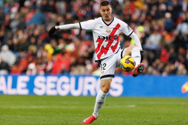 Sergi Guardiola, Estadio de Vallecas 'ta Rayo Vallecano ve Sevilla FC takımları arasında oynanan LaLiga EA SPORTS maçı sırasında görüldü (Maciej Rogowski)