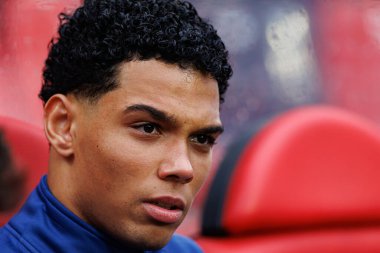 Etienne Etoo Pineda, Estadio de Vallecas 'ta Rayo Vallecano ve Sevilla FC takımları arasında oynanan LaLiga EA SPORTS maçı sırasında görüldü (Maciej Rogowski)