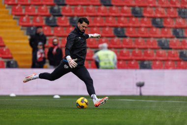 Augusto Batalla, LaLiga EA SPORTS maçı sırasında Estadio de Vallecas 'ta Rayo Vallecano ve Sevilla FC takımları arasında görüldü (Maciej Rogowski)