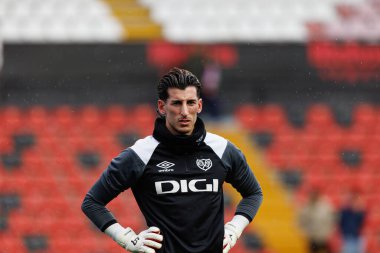 Dani Cardenas, Estadio de Vallecas 'ta Rayo Vallecano ve Sevilla FC takımları arasında oynanan LaLiga EA SPORTS maçı sırasında görüldü (Maciej Rogowski)