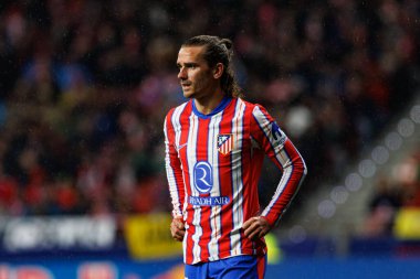 Antoine Griezmann, Atletico de Madrid takımları ile Estadio Civitas Metropolitano 'daki (Maciej Rogowski) Athletic Club takımları arasında oynanan LaLiga EA SPORTS maçı sırasında görüldü.)