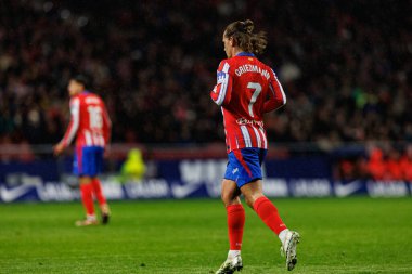 Antoine Griezmann, Atletico de Madrid takımları ile Estadio Civitas Metropolitano 'daki (Maciej Rogowski) Athletic Club takımları arasında oynanan LaLiga EA SPORTS maçı sırasında görüldü.)