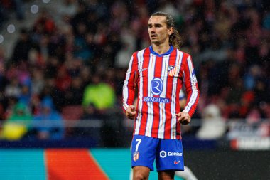 Antoine Griezmann, Atletico de Madrid takımları ile Estadio Civitas Metropolitano 'daki (Maciej Rogowski) Athletic Club takımları arasında oynanan LaLiga EA SPORTS maçı sırasında görüldü.)