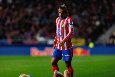 Antoine Griezmann, Atletico de Madrid takımları ile Estadio Civitas Metropolitano 'daki (Maciej Rogowski) Athletic Club takımları arasında oynanan LaLiga EA SPORTS maçı sırasında görüldü.)