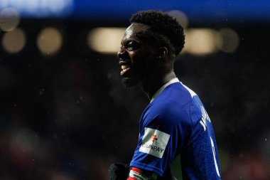 LaLiga EA SPORTS maçı sırasında Estadio Civitas Metropolitano 'daki Atletico de Madrid ve Athletic Club takımları arasında görülen Inaki Williams (Maciej Rogowski)