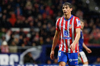 Robin Le Normand, Atletico de Madrid ve Estadio Civitas Metropolitano takımları arasında oynanan maç sırasında görüldü (Maciej Rogowski)