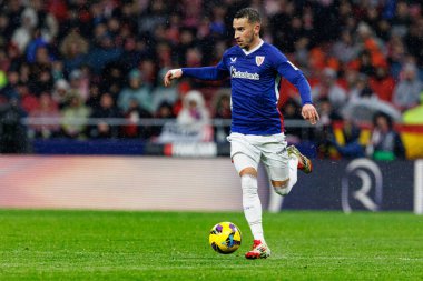 Alex Berenguer, Atletico de Madrid ve Estadio Civitas Metropolitano takımları arasında oynanan LaLiga EA SPORTS maçı sırasında görüldü (Maciej Rogowski)