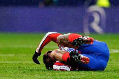 Rodrigo De Paul, Atletico de Madrid takımları ile Estadio Civitas Metropolitano 'daki (Maciej Rogowski) Athletic Club takımları arasında oynanan LaLiga EA SPORTS maçı sırasında görüldü.)