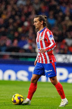 Antoine Griezmann, Atletico de Madrid takımları ile Estadio Civitas Metropolitano 'daki (Maciej Rogowski) Athletic Club takımları arasında oynanan LaLiga EA SPORTS maçı sırasında görüldü.)