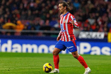 Antoine Griezmann, Atletico de Madrid takımları ile Estadio Civitas Metropolitano 'daki (Maciej Rogowski) Athletic Club takımları arasında oynanan LaLiga EA SPORTS maçı sırasında görüldü.)