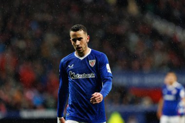 Alex Berenguer, Atletico de Madrid ve Estadio Civitas Metropolitano takımları arasında oynanan LaLiga EA SPORTS maçı sırasında görüldü (Maciej Rogowski)