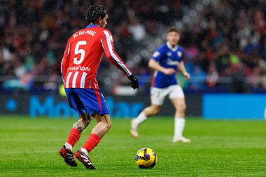 Rodrigo De Paul, Atletico de Madrid takımları ile Estadio Civitas Metropolitano 'daki (Maciej Rogowski) Athletic Club takımları arasında oynanan LaLiga EA SPORTS maçı sırasında görüldü.)